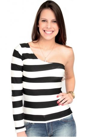Blusa de um ombro só